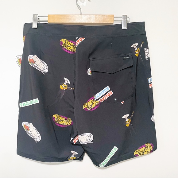NWT RVCA Burrito Boardshorts size 34 - Picture 2 of 7